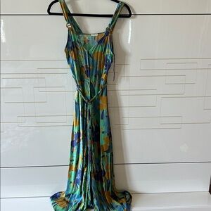 Colorful Sleeveless Maxi Dress